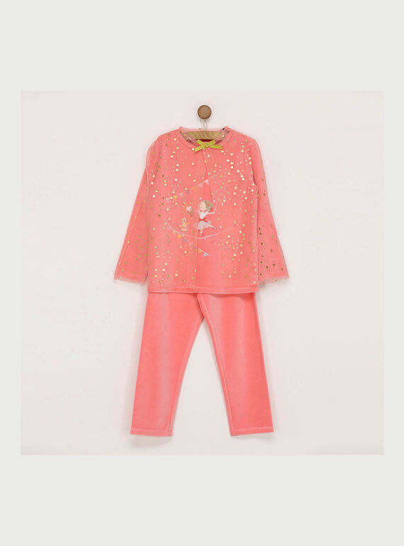 Pigiama rosa REJINETTE / 19E5PF71PYJ404