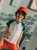 T-shirt ecrù motivo grafico bambino COTICHAGE / 22E3PGM2TMC001