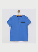 T-shirt maniche corte blu RATICAGE3 / 19E3PGL3TMC201