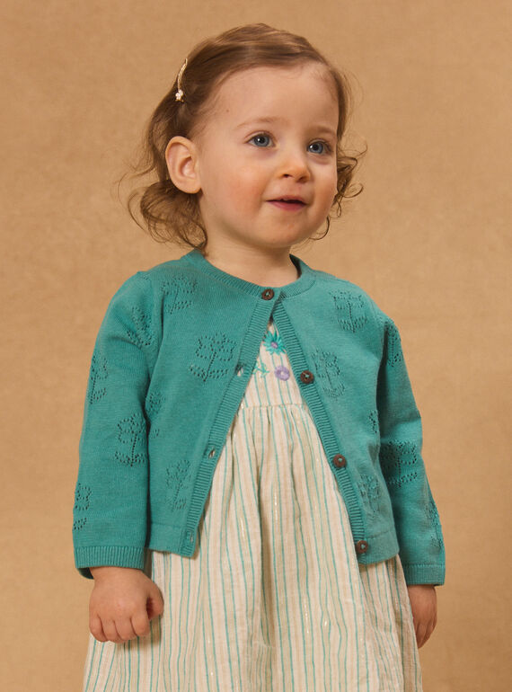 Cardigan traforato a fiori MAPRUNE / 25E1BFO1CARC242