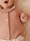 Cardigan rosa antico punto legaccio GONNIE / 23H0CFB1CAR303