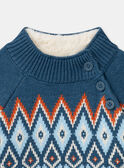 Maglione jacquard écru LARUMAGE / 24H3PGR1PULA001