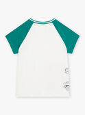 T-shirt ecrù motivo grafico bambino COTICHAGE / 22E3PGM2TMC001