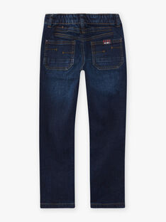 Jeans denim blu scuro bambino CAJIBAGE / 22E3PG71JEAP271