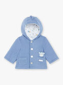 Giacca con cappuccio blu neonato ZOUHIR / 21E0CGG1VESC203
