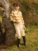 Polo a righe con skateboard MADOAGE / 25E3PG71POL812