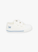 Sneakers bianche con ricamo aereo FEBASKAGE / 23N10PG21D16000