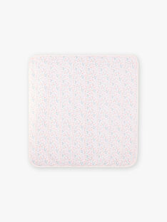 Coperta rosa chiaro con stampa a fiori nascita bambina COLOMBE / 22E0AFC1D4P301