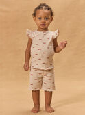 Set di t-shirt e shorts da ciclismo con stampa leopardata MAZIRA / 25E1BFR1ENS808