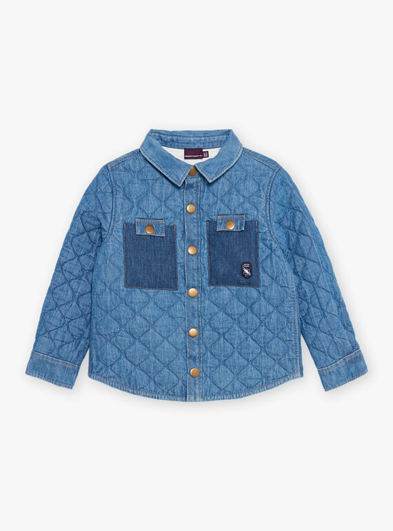 Camicia matelassé in denim DUQUILTAGE / 22H3PGY1SCHK005