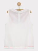 Camicia bianca con ricami ROUBELETTE / 19E2PFM1CHE001