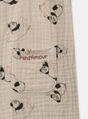 Tuta corta con stampa panda MAYACINE / 25E1BGR1CBL806