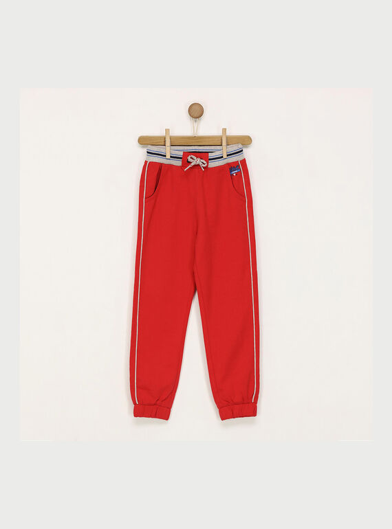 Pantaloni sportivi rossi RABOTAGE 3 / 19E3PGB3JGB050