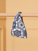 Fascia blu e bianco con stampa a fiori LACHLOE / 24H4BFJ1BAN001