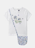 T-shirt con borsetta a fiori MLEBAGETTE / 25E2PFO2TMC001