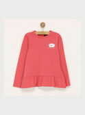 T-shirt maniche lunghe rosa RABAFETTE2 / 19E2PFB2TML303