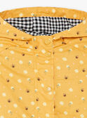 Parka 2 in 1 giallo con cappuccio ZUANAELLE / 21E1BFM1IMPB114