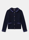 Cardigan con ricamo MERLETTE / 25E2PF81CARC214