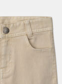 Pantaloni cargo beige MEDIAGE / 25E3PG81PAN806
