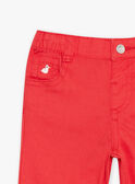 Pantaloni in tubique rossi FAKIAN / 23E1BGC2PAN410