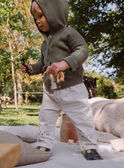 Pantaloni bianchi gesso in twill GADAEL / 23H1BG81PAN632