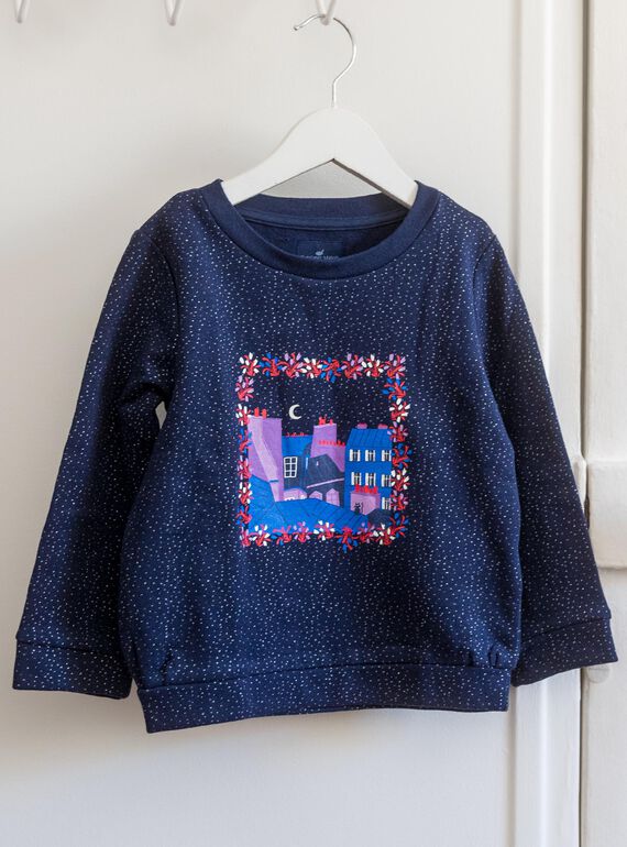 Camille Witt Limited Edition - Maglione navy con paillettes DOSWETTE / 22H2PFT1SWE705