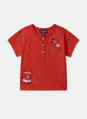 T-shirt con granchio rosso e aragosta MAVASCO / 25E1BGQ1TMC050