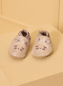 Gold Leather slipper LAJADE / 24F10BF31CHC954
