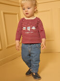 T-shirt a maniche lunghe a righe LASAMUEL / 24H1BGR1TML501