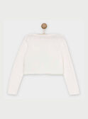 Cardigan bianco RIPOPETTE / 19E2PFE3CAR001