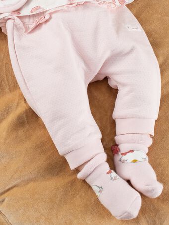 Completo body-blusa, leggings e calze neonata DOLORES / 22H0CFH1ENS307