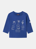 T-shirt a maniche lunghe con gatti MACONNOR / 25E1BG81TMLC209