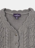 Cardigan a trecce fantasia LANADIA / 24H1BFQ1CAR940
