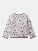 Cardigan double face a fiori e tinta unita MAVETTE / 25E2PF71CAR511