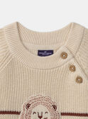 Maglione a righe con leone MAANTOINE / 25E1BG71PUL114