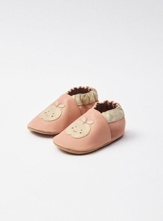 Scarpine rosa in pelle morbida NAGAIA / 25F10BF31CHC312