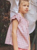 Camicia écru a quadri FIBLOSETTE / 23E2PFD1CHE001