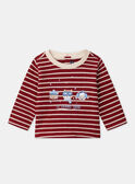 T-shirt a maniche lunghe a righe LASAMUEL / 24H1BGR1TML501
