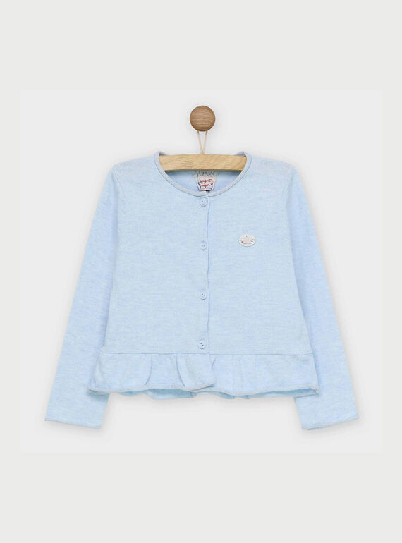 Cardigan celeste RABIBETTE / 19E2PF42CAR020