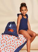 Zaino navy con pois bianchi FRYSAKETTE / 23E4PFL1BES070