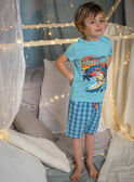 Completo pigiama blu turchese motivo surf bambino CAWAIAGE / 22E5PG55PYJC216