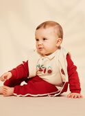 Polo vaniglia con patch verdure ricamate FACETHAN / 23E1BGB1POL114