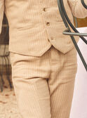 Pantaloni da completo beige MREXAGE / 25E3PGL1PANA016