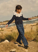 Jeans a gamba ampia a fiori MEJEANETTE / 25E2PF81JEAK005