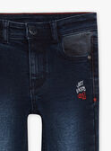 Jeans slim denim scuro ricamati GOBLACAGE / 23H3PGD1JEAP271