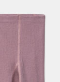Collant malva con fantasia jacquard MAJOUETTE / 25E4PF72COL328