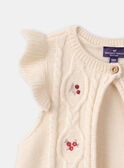 Gilet ricamato senza maniche LAPAULINE / 24H1BFR1CSM001