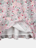 Abito floreale con colletto claudine  LADEDETTE / 24H2PFQ1ROB001