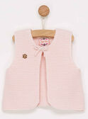Pale rose Sleeveless cardigan PALONA / 18H1BFH1CSM301