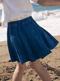 Gonna in denim blu a pieghe LEJUPETTE / 24H2PFJ1JUPP272